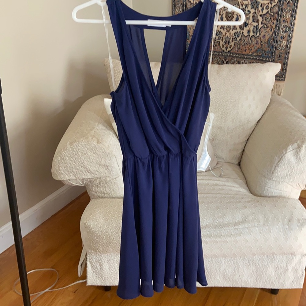 Lush navy blue dress